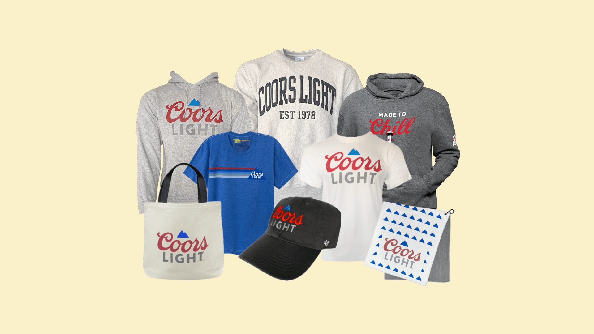 Take A Look At Our Coors Light Merch Drop