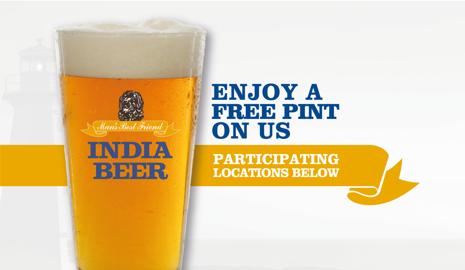 India Beer Enjoy a Free Pint