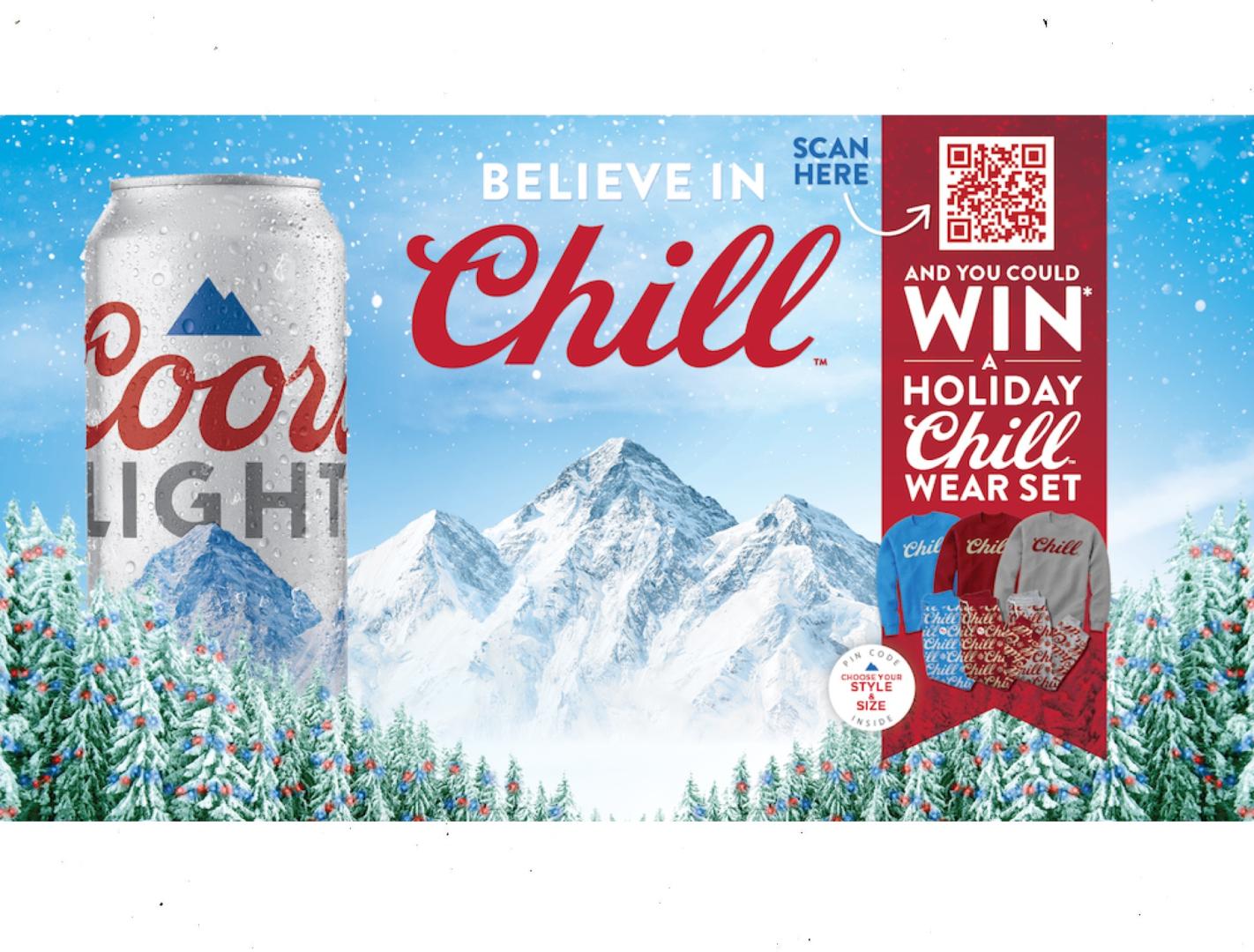 Participez au concours Croire au chill Coors Light