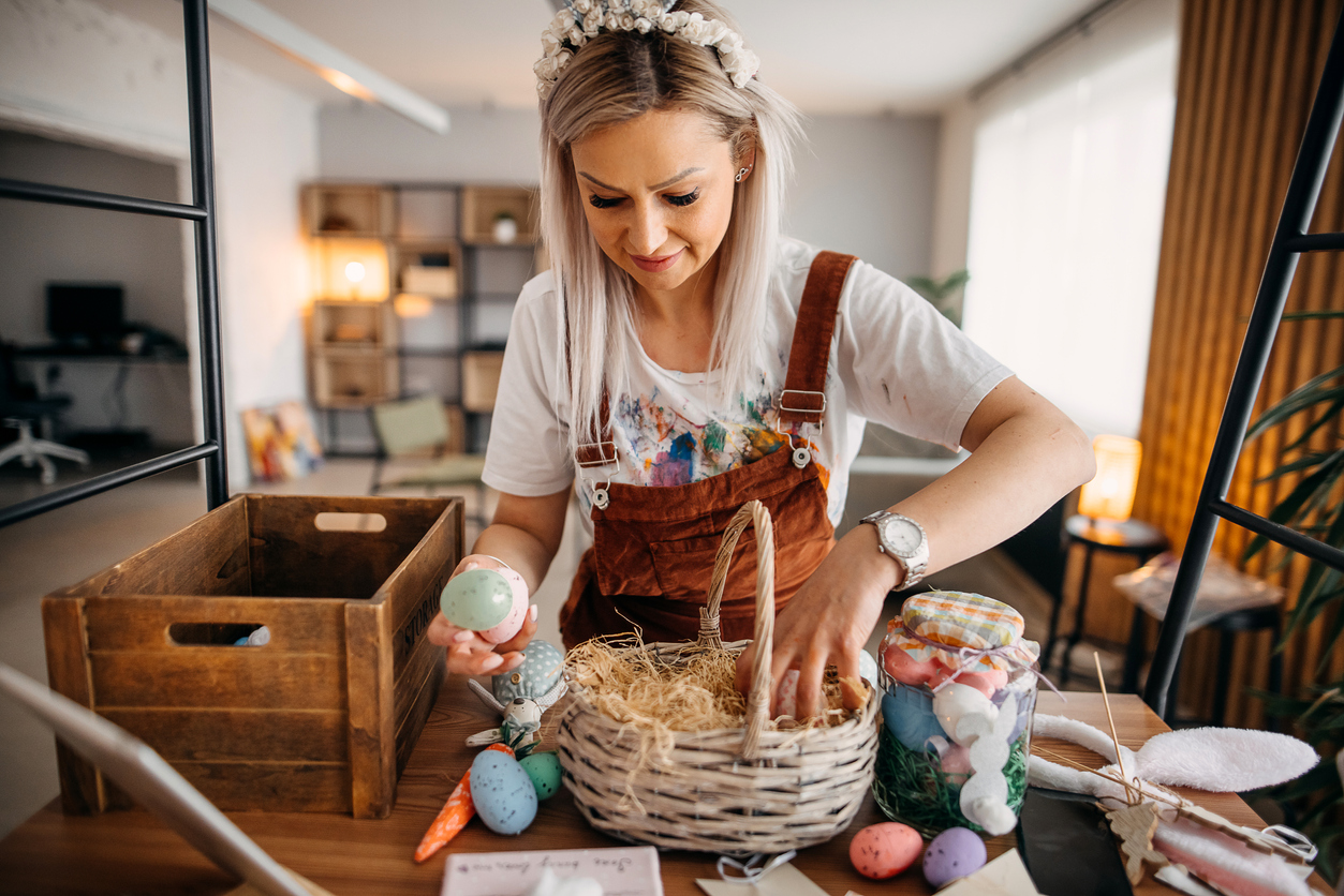 Build An Adult Easter Basket